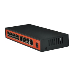 WI-TEK WI-PS108R - 8-портовый 24В 100 Мбит / с обратный коммутатор PoE с 8-портовым PoE