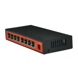 WI-TEK WI-PS109-24V - 9-портовый коммутатор PoE с поддержкой 24 В 100 Мбит / с с 8-портовым PoE