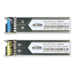 Wi-Tek WI-SFP10LC-3KM - Комплект одноволоконных модулей