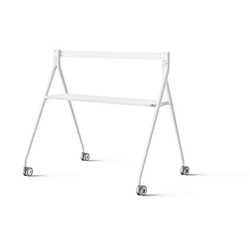 Yealink MB-FloorStand-650T White - Белая мобильная, напольная стойка, с полкой, для MeetingBoard 65