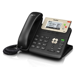 Yealink SIP-T23P - SIP-телефон, 3 SIP линии, 2 порта Ethernet, PoE, HD Voice