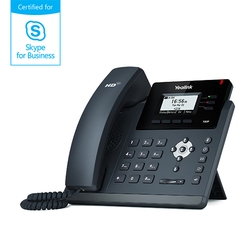 Yealink SIP-T40P Skype for Business - IP-телефон, 3 SIP линии, PoE, BLF, HD аудио