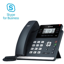 Yealink SIP-T41S Skype for Business - IP-телефон, 6 VoIP аккаунтов, HD voice, PoE