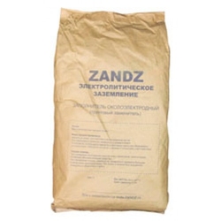 ZandZ ZZ-13Б-030 - Заполнитель околоэлектродный ЭЛЗ ZANDZ (бентонит 50% / графит 50%; многослойный бумажный мешок с ПЭ вставкой; вес 30 кг)