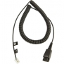 Jabra QD cord, coiled, mod plug [8800-01-01]