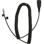 Jabra QD cord, coiled, mod plug [8800-01-06]