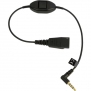 Jabra QD Cord w. PTT [8800-00-55]