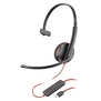 Poly Blackwire 3210 Monaural USB-C Headset (Bulk) [80S09A6]