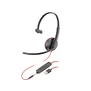 Poly Blackwire 3215 Monaural USB-A Headset (Bulk) [80S06A6]