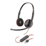 Poly Blackwire 3220 Stereo USB-A Headset (Bulk) [80S02A6]