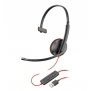 Poly Blackwire C3210 USB-A Black Headset (Bulk) [77R24A6]