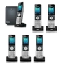 SIP DECT база Yealink W60B + 6 DECT трубок W56H