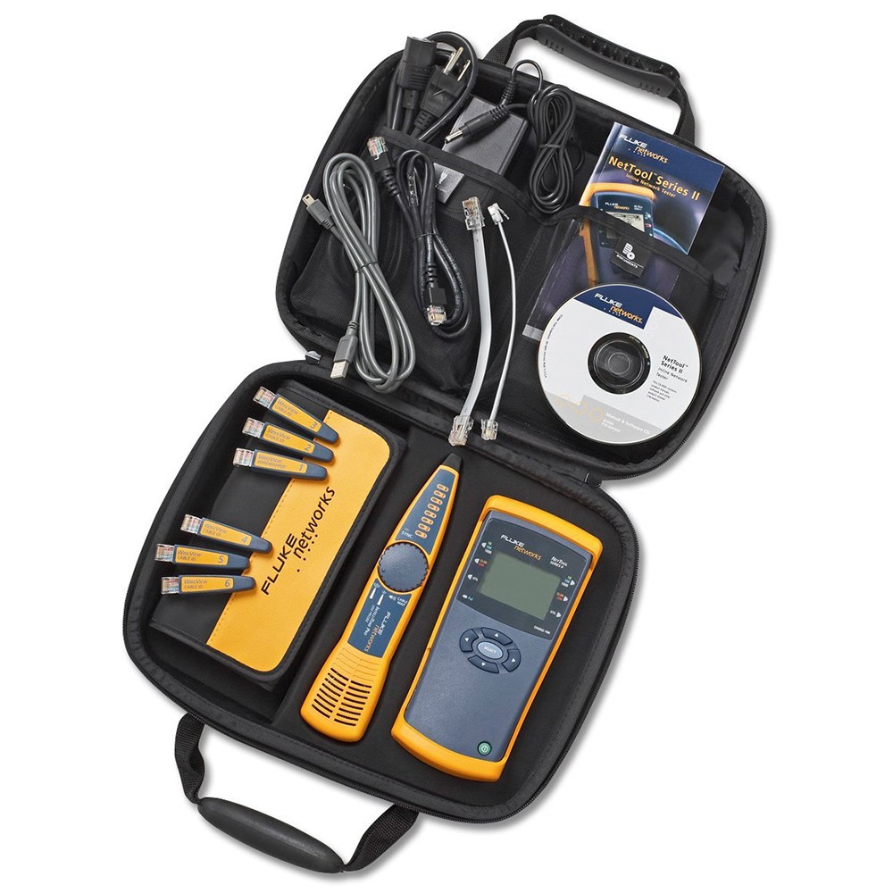 Fluke Networks NetTool Series II Network Service Kit Комплект тестера