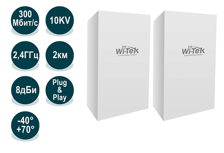 Wi Tek Wi Cpe111 Kit Komplekt Besprovodnyh Tochek Dostupa Wi