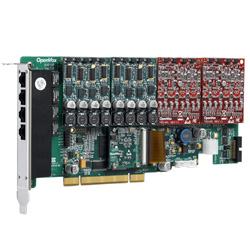 OpenVox AE2410E - аналоговая плата на 24 порта, с модулем эхоподавления, слот PCI Express