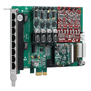 OpenVox AE810E - аналоговая плата на 8 портов, модуль эхоподавления, слот PCI Express, 4-х портовые модули
