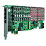 OpenVox A1610E - аналоговая плата на 16 портов, слот PCI Express