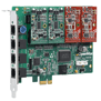 OpenVox A400E - аналоговая плата на 4 порта, слот PCI Express Модули