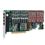 OpenVox AE1610P - аналоговая плата на 16 портов, модуль эхоподавления, слот PCI