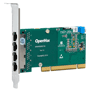 OpenVox D430P - VOIP плата, 4 Port T1/J1/E1 PRI PCI, с EC2128 модулем