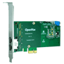 OpenVox DE230E - VOIP плата, 2 Port T1/J1/E1 PRI PCI-express card, с модулем аппаратного эхоподавления 
